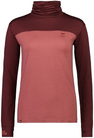 Bilde av Mons Royale W's Yotei BF High Neck Dark Chocolate / Terracotta