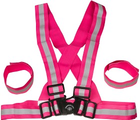 Bilde av Nordic Grip Reflective Kids Cross Belt with 2 Band Pink Junior
