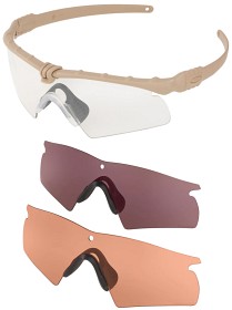 Bilde av Oakley SI Ballistic M Frame 3.0 Desert with Clear, Prizm TR22 & Prizm TR45 Lenses