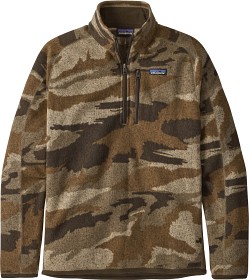 Bilde av Patagonia M's Better Sweater 1/4 Zip Kansas Sky: Classic Tan