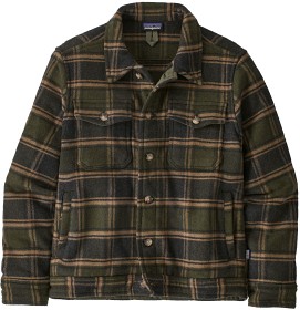 Bilde av Patagonia M's Melton Wool Trucker Jacket Hope Basin Green