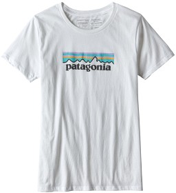 Bilde av Patagonia W's Pastel P-6 Logo Cotton Crew T-Shirt White
