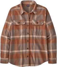 Bilde av Patagonia W's L/S Organic Cotton Midweight Fjord Flannel Shirt Comstock Dusky Brown