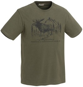 Bilde av Pinewood Moose T-Shirt Green