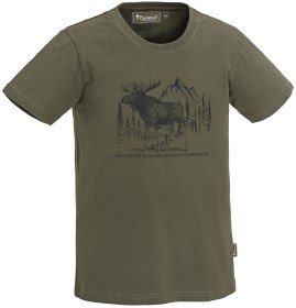 Bilde av Pinewood Moose T-Shirt Kids Green