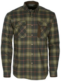 Bilde av Pinewood M's Cornwall Shirt Hunter Olive/Terracotta