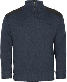 Bilde av Pinewood M's Hurricane Sweater Dark Navy Melange