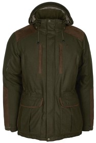 Bilde av Pinewood M's Nydala Insulation Wool Parka Moss Green/Suede Brown