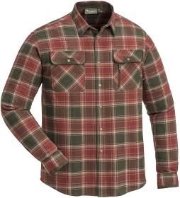 Bilde av Pinewood M's Prestwick Exclusive Shirt Dark Copper/Suede Brown