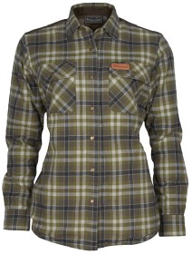 Bilde av Pinewood W's Douglas Shirt Hunter Olive/Light Khaki