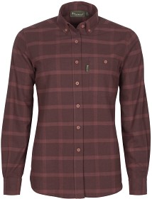 Bilde av Pinewood W's Värnamo Flannel Shirt Earth Plum