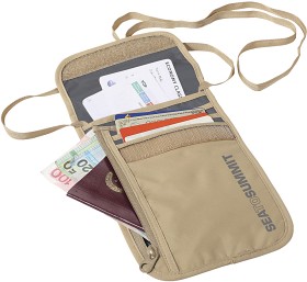Bild på Sea to Summit Travellight Neck Wallet Standard 5P Sand