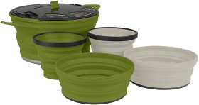 Bilde av Sea To Summit X-Set 31 Olive 5Pc (2,8L X-Pot+2Xbowl+2Xmug)