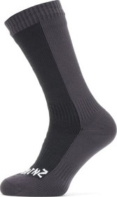 Bilde av SealSkinz Waterproof Cold Weather Mid Sock Black/Grey
