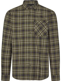 Bilde av Seeland M's Glen Flannel Shirt  Grape Leaf/Dark Navy Check