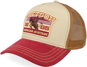 Bilde av Stetson Trucker Cap Rodeo Wine/Beige