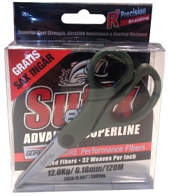 Bilde av Sufix 832 Braid w scissor Lime 120m