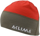 Aclima LightWool Hunting Beanie Unisex High Risk Red/Ranger Green