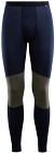 Aclima M's LightWool Reinforced Longs Navy Blazer/Ranger Green