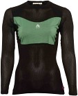 Aclima W's WoolNet Light Crewneck Jet Black/Dark Ivy