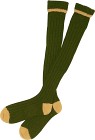 Barbour Contrast Gun Stockings Fern/Lodden