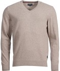Barbour M's Harrow V-Neck Stone