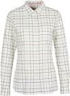 Barbour W's Triplebar Shirt Cloud/Winter Green