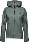 Black Diamond W's Stormline Stretch Rain Shell Laurel Green