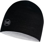 Buff Lightweight Merino ReversibleHat Kids Black - Grey