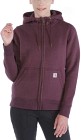 Carhartt W's Clarksburg Zip Sweatshirt Fudge Heather
