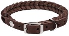 Cloud7 Halsband Central Park Saddle Brown Size XS-M