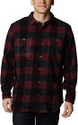 Columbia M's Flare Gun Fleece Over Shirt Elderberry Multi Check