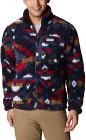 Columbia M's Winter Pass Print Fleece Full Zip Collegiate Navy Rocky Mountain Print