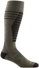 Darn Tough M's Edge OTC Midweight with Cushion w/ Padded Shin Charcoal