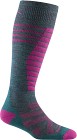 Darn Tough W's Edge OTC Midweight with Cushion w/ Padded Shin Teal