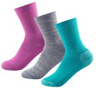 Devold Daily Medium Kid Sock 3Pk Girl Mix
