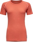 Devold Lauparen Merino 190 Base Tee Woman Coral