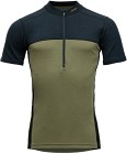 Devold Lauparen Merino 190 Zip Tee Man Ink/Lichen/Black