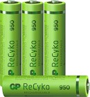 GP ReCyko AAA-batteri 950mAh, 4-pack Laddningsbart