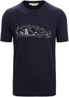 Icebreaker M's Tech Lite II SS Tee Nature Sprint Midnight Navy