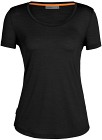 Icebreaker Women Sphere II SS Scoop Tee Black