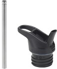 Klean Kanteen Klean Kanteen Flip Seal Sport Cap w/Straw (for Classic Bottles)  Black