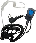Lafayette Miniheadset Security Öronmussla 2,5+3,5mm Vinklad Mindre Mellanrum