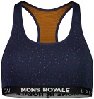 Mons Royale Women's Sierra Sports Bra Midnight Terrazzo / Copper