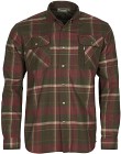 Pinewood M's Cornwall Shirt Dark Green/Dark Copper