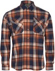 Pinewood M's Härjedalen Shirt Navy/Orange