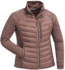 Pinewood W's Abisko Hybrid Power Fleece Jacket Marron Rose/Dusty Rose
