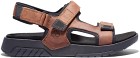 Timberland M's Anchor Watch Back Strap Sandal Buckthorn Brown
