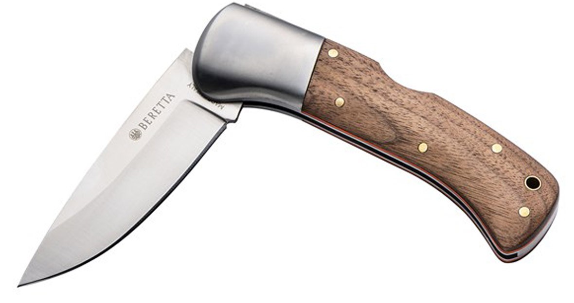 Kjøp Beretta Steenbok Folding Knife Brown & Orange