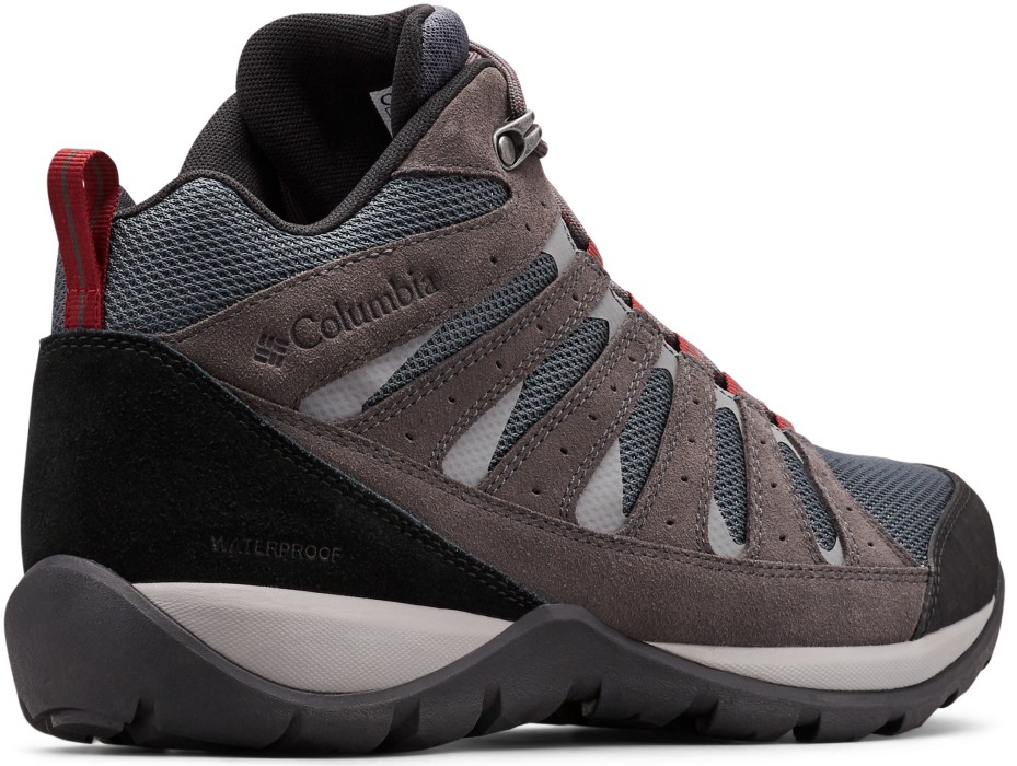 Kjøp Columbia M's Redmond V2 Mid Waterproof GraphiteRed Jasper Columbia REDMOND V2 MID WP Fjellsko graphitered jasper